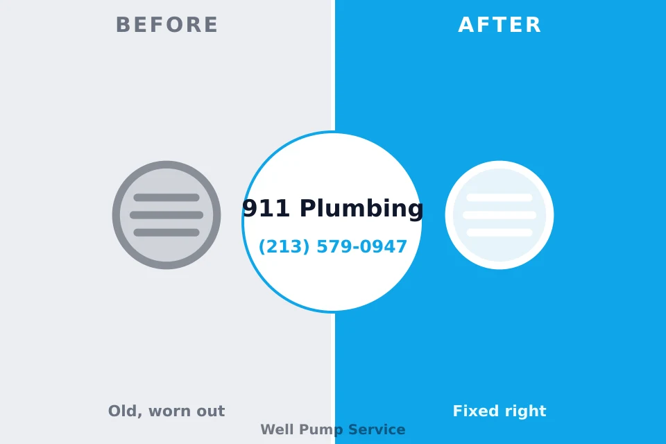 Before and after: plumbing repair Lawtell, LA
